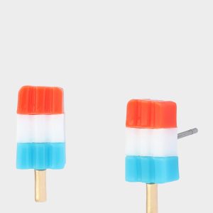 POPSICLE STUD EARRINGS BLUE