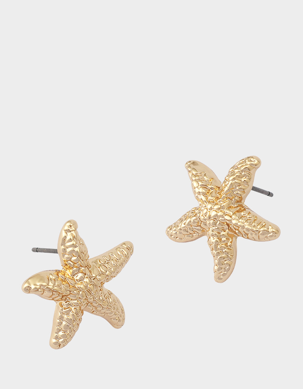 STARFISH STUD EARRINGS GOLD - Image 2