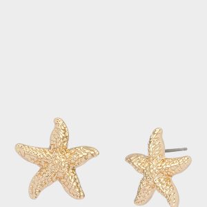 STARFISH STUD EARRINGS GOLD