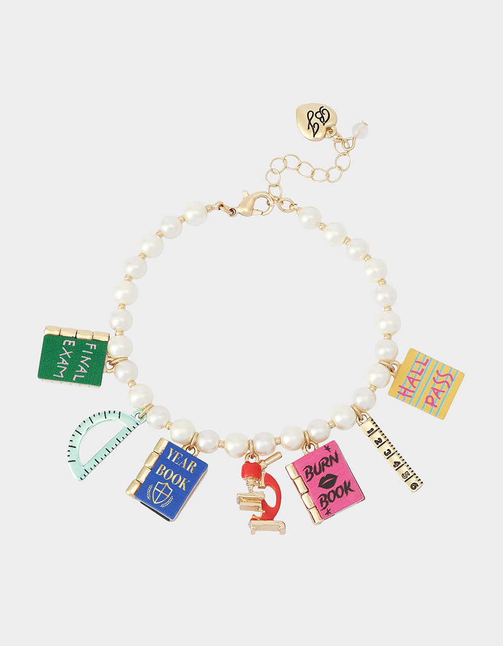 SCHOOL SUPPLIES CHARM FLEX BRACELET MULTI