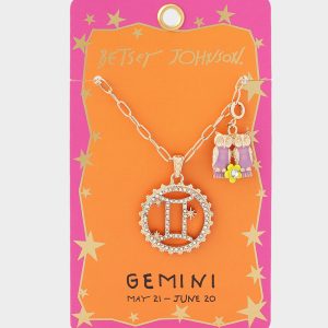 GEMINI CHARM PENDANT LIGHT PINK