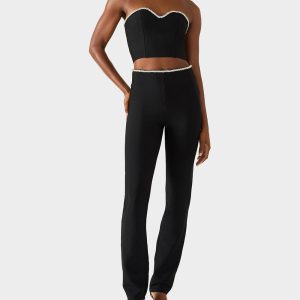 JEWELED SET BLACK