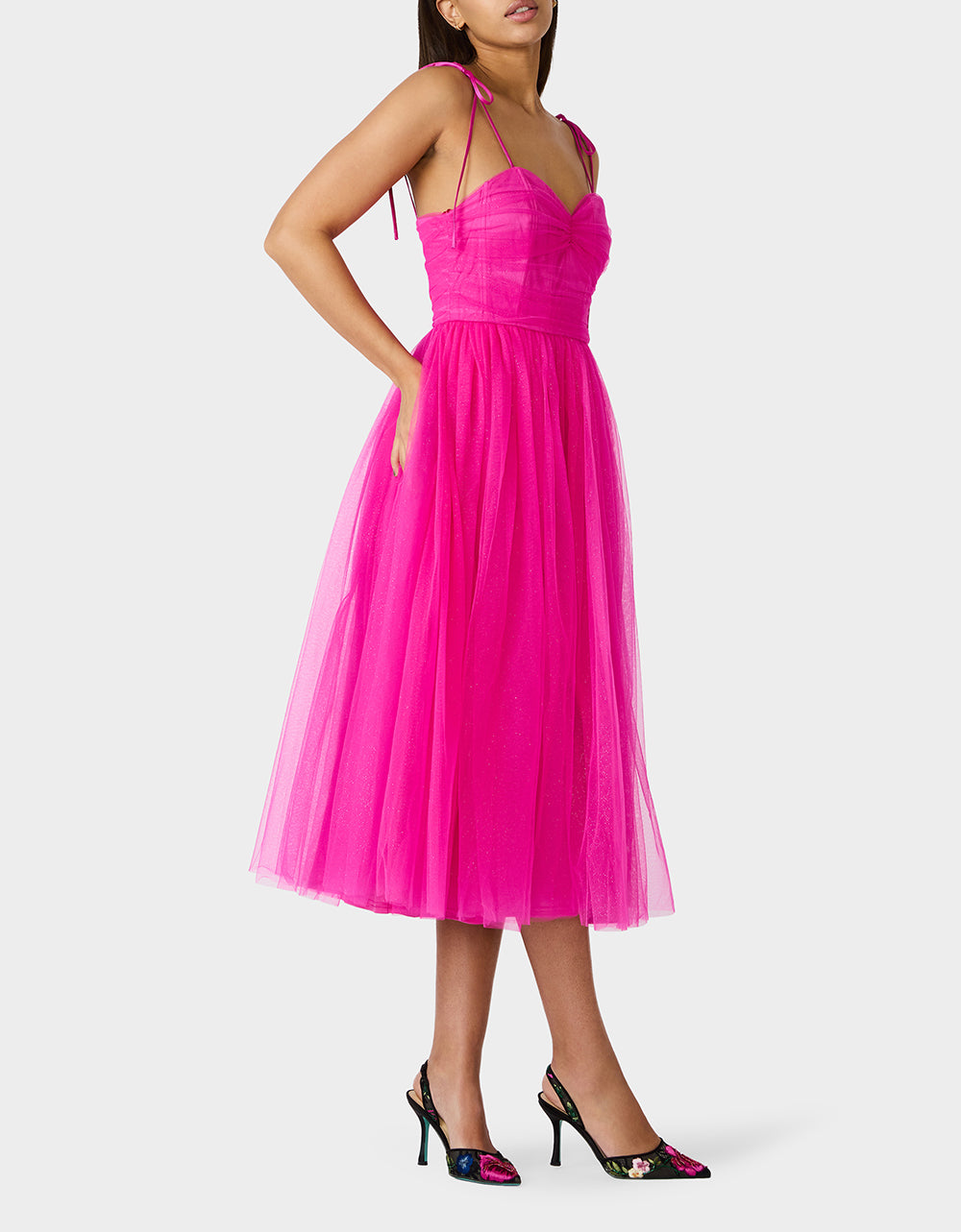 GLITTER TULLE MULTI MAGENTA - Image 5