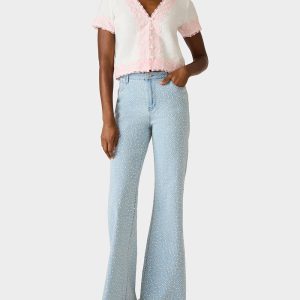 EMBROIDERED ESSENCE TOP WHITE