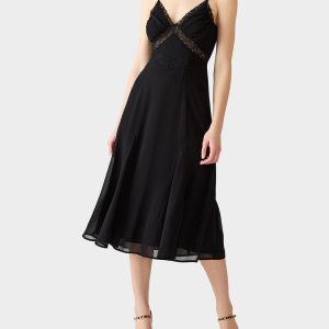 OBSIDIAN SLIP DRESS BLACK