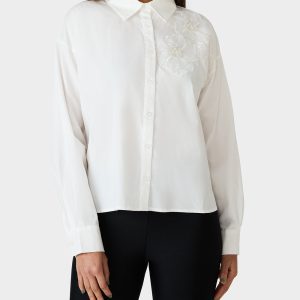 BETSEY BLOOM SHIRT OFF WHITE