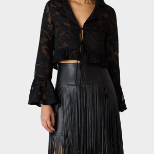 OPHELIA NOIR BLOUSE BLACK