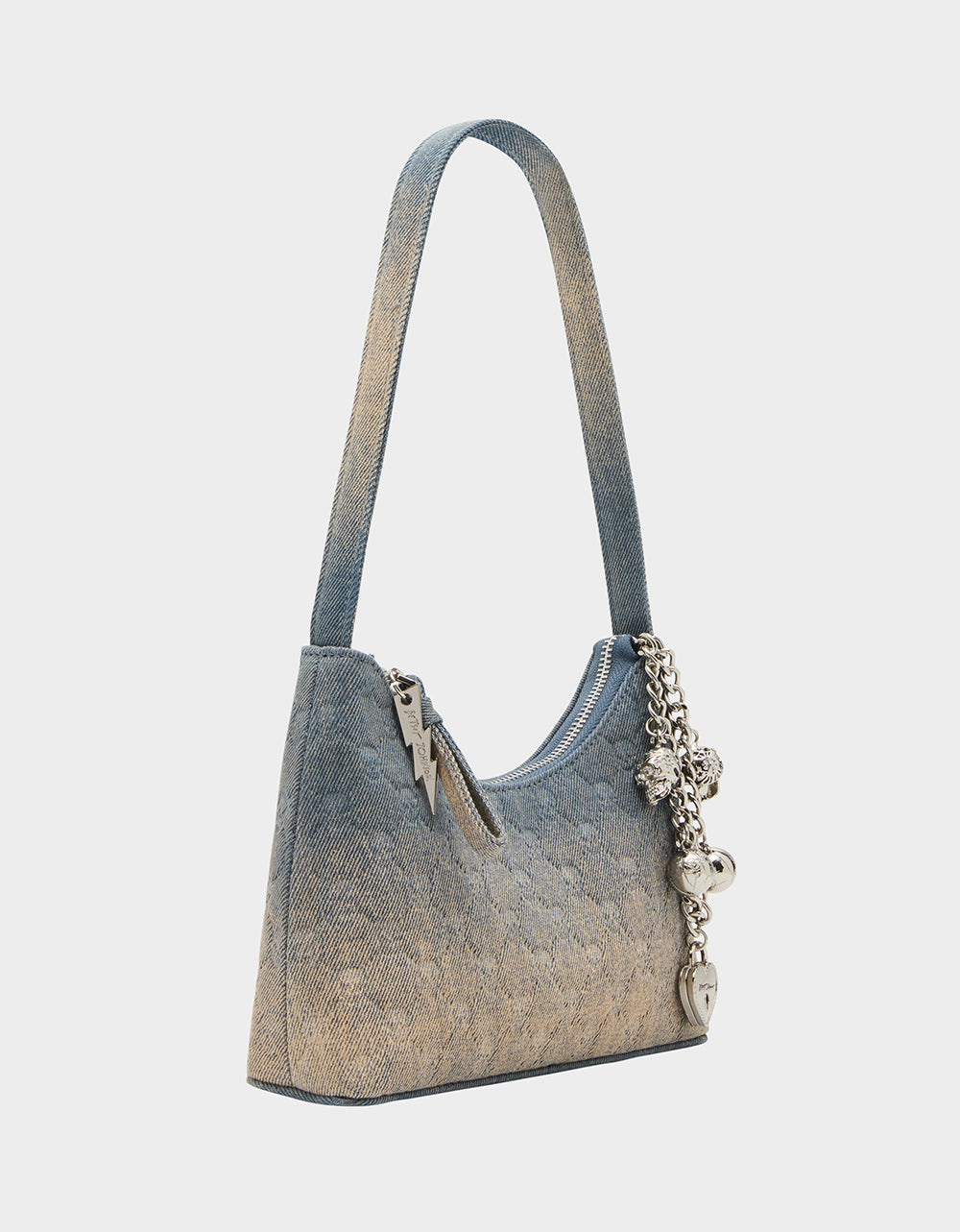 HEADLINER DEBOSS SHOULDER BAG DENIM - Image 2