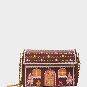 BAKING SPIRITS BRIGHT WALLET ON CHAIN BROWN