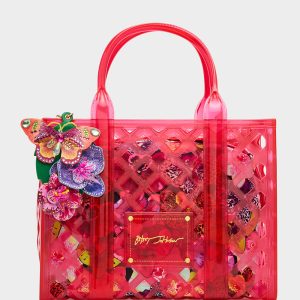 JAMMIN CLEAR SATCHEL PINK