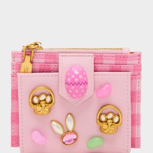 A TISKET A TASKET WALLET PINK MULTI