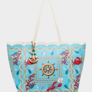 NAUTI & NICE TOTE BLUE/MULTI