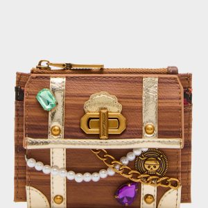 X MARKS THE SPOT WALLET BROWN