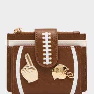 FIRST DOWN & FABULOUS WALLET BROWN