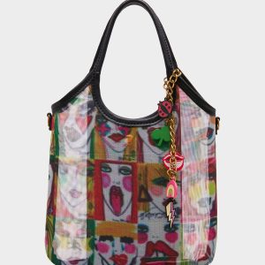 FACES MINI MESH BAG MULTI