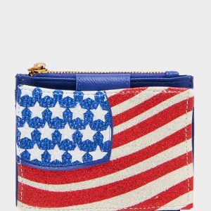 RED. WHITE & BETSEY WALLET RED/WHITE/BLUE