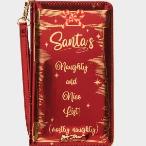 NAUGHTY LIST WRISTLET RED