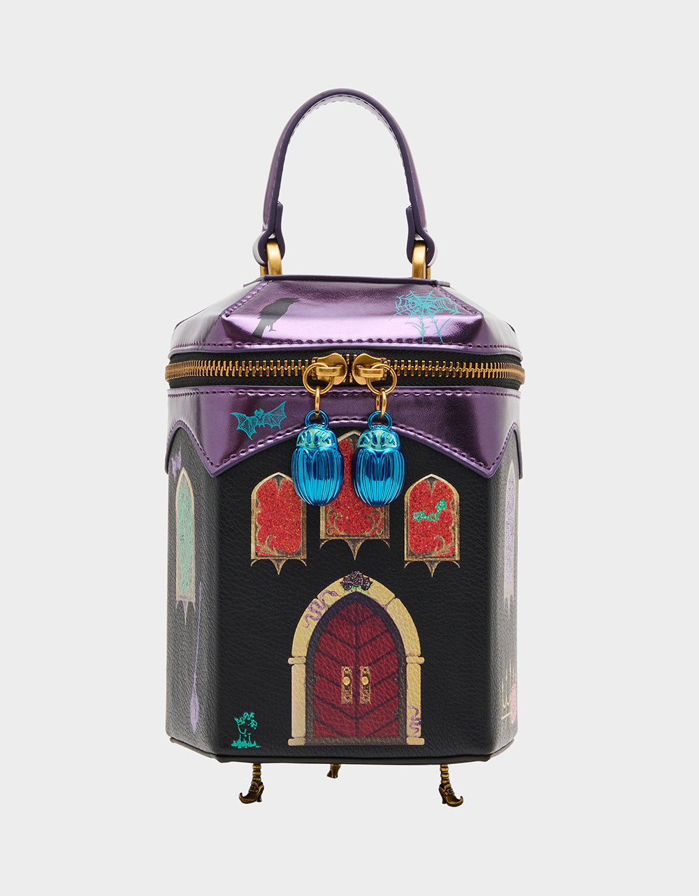 KITSCH SMALL HAUNTED CASTLE BLACK/MULTI